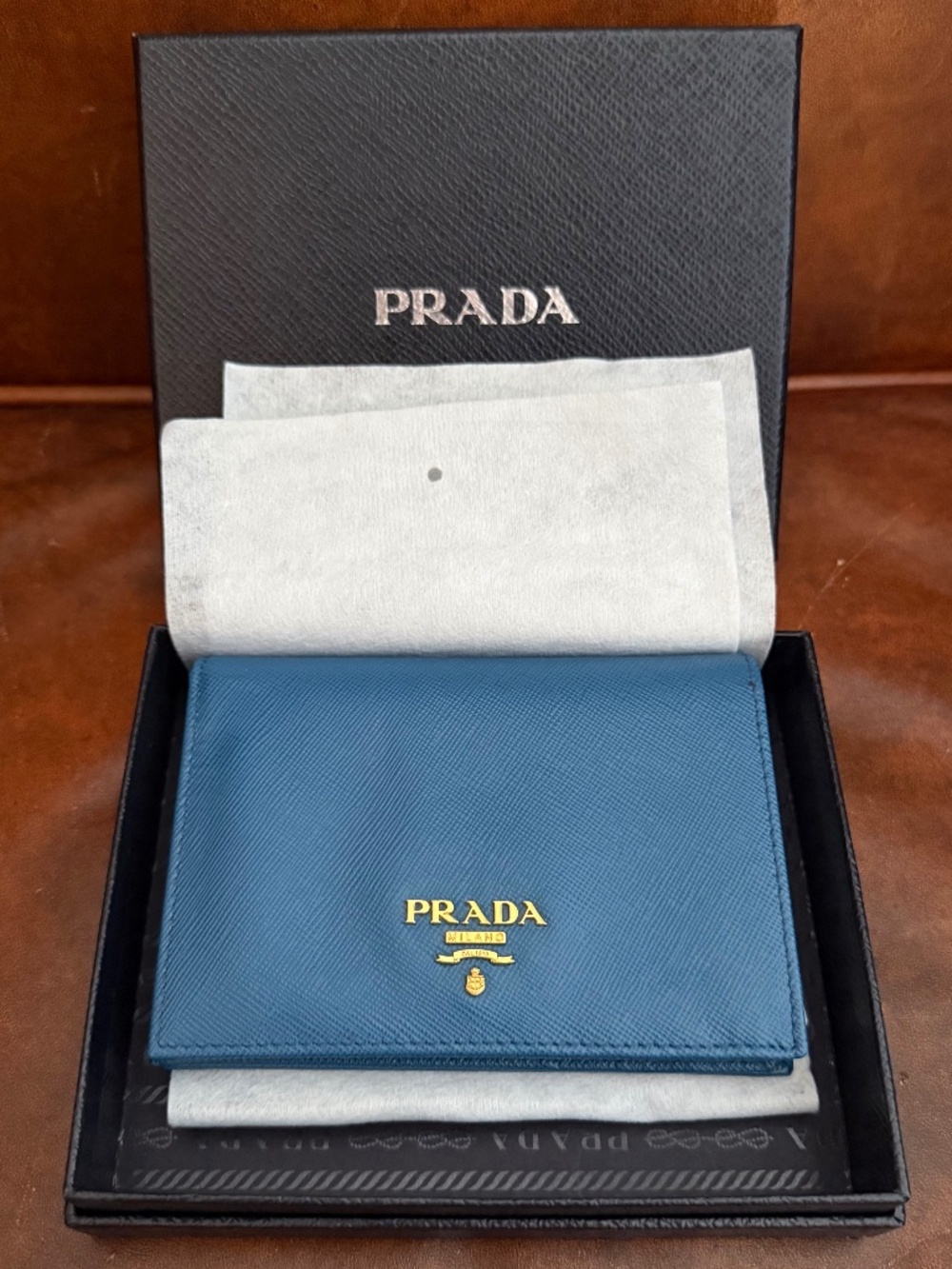 Prada Small Saffiano Leather Wallet